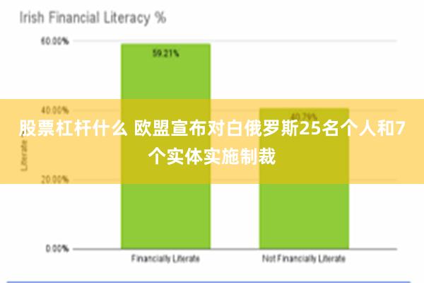 股票杠杆什么 欧盟宣布对白俄罗斯25名个人和7个实体实施制裁